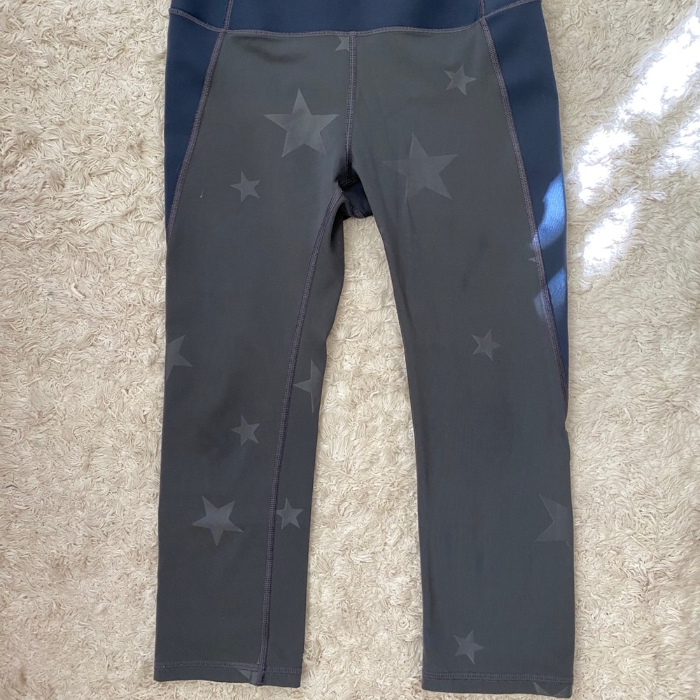 Grey GapFit High Rise Capri Leggings